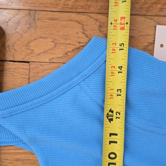 SO BRAND WOMENS JUNIOR SIZE BLUE RIBBED TANK TOP SIZE LARGE - Picture 9 of 12